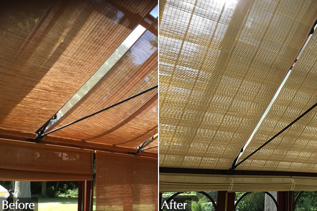 Pinoleum Blinds Before and After