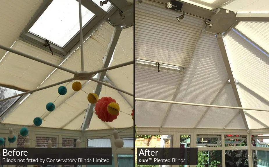 Replacing Conservatory Roof Blinds