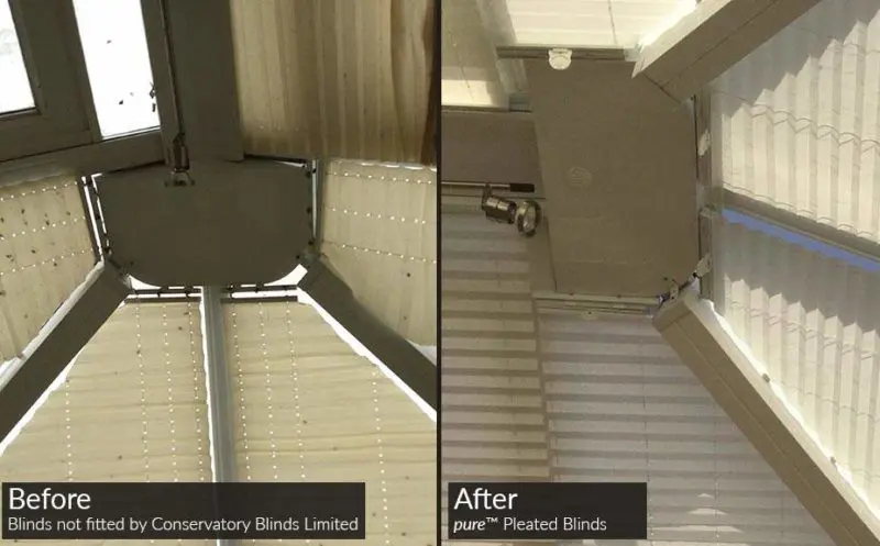 Replacing Conservatory Roof Blinds