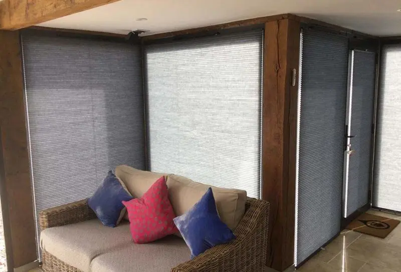 Bespoke Timber Conservatory Duette® Blinds