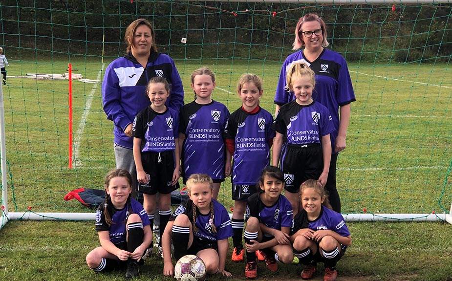 Anchorian Angles Football team under 9 - sponsored by conservatory blinds