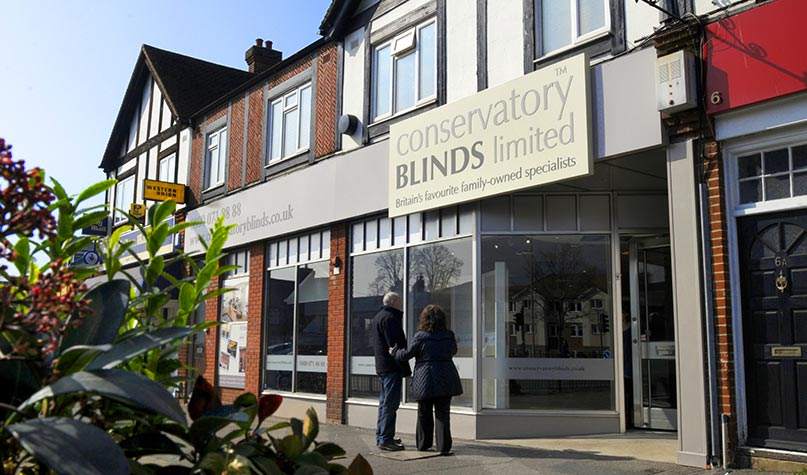 Conservatory Blinds Showroom