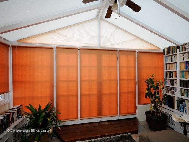 Pearl Copper Roller Blinds and pure™ Pleated Roof Blinds