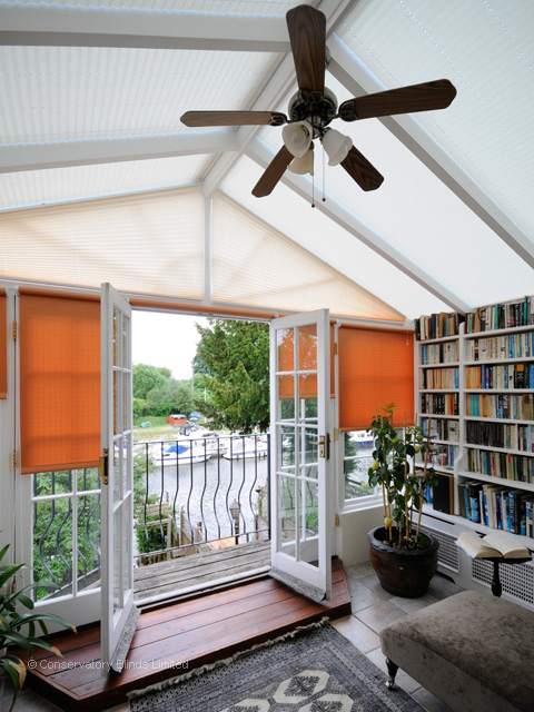 pure™ Pleated Roof Blinds with Roller Window Blinds