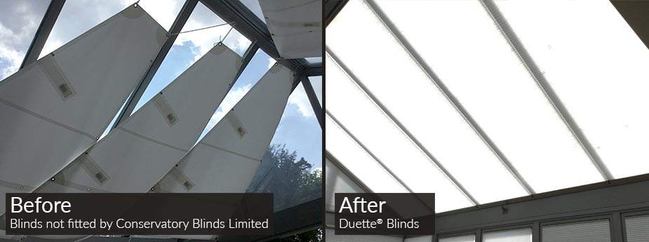 Comparison of Sail Blinds and Made to Measure Duette® Blinds