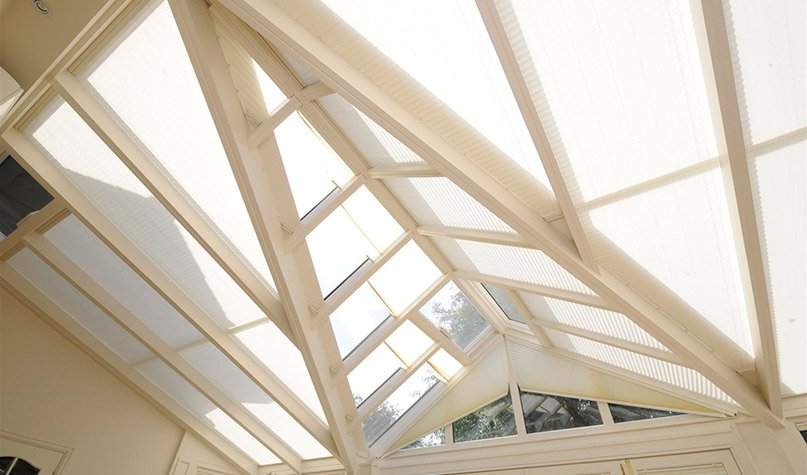 Shaped Conservatory Roof Blinds