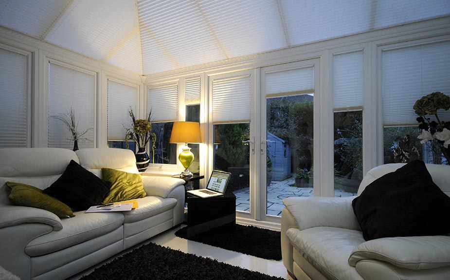 Winter Conservatory Blinds