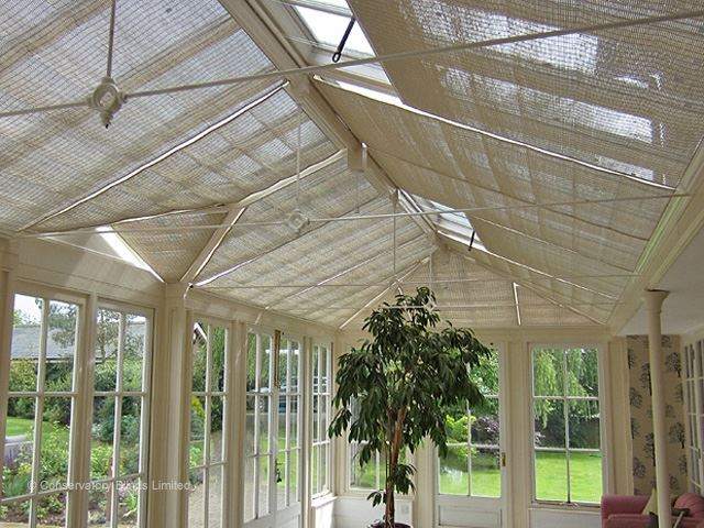 Remote Control Orangery Roof Blinds