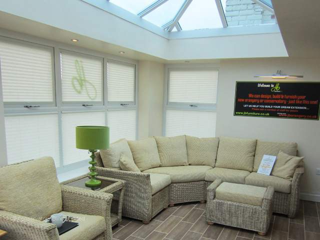 pure™ Pleated Orangery Blinds