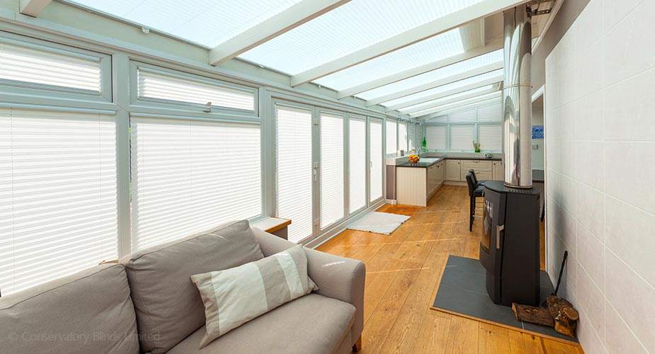 pure­™ Pleated Conservatory Blinds - Using you blinds during in the spring 